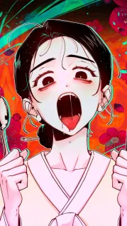 manhwa cover: Ladies at Her Service: Hungry Widow